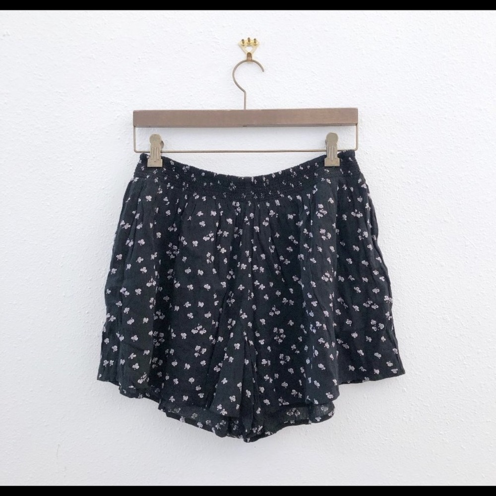 CASLON Floral Print Shorts Medium